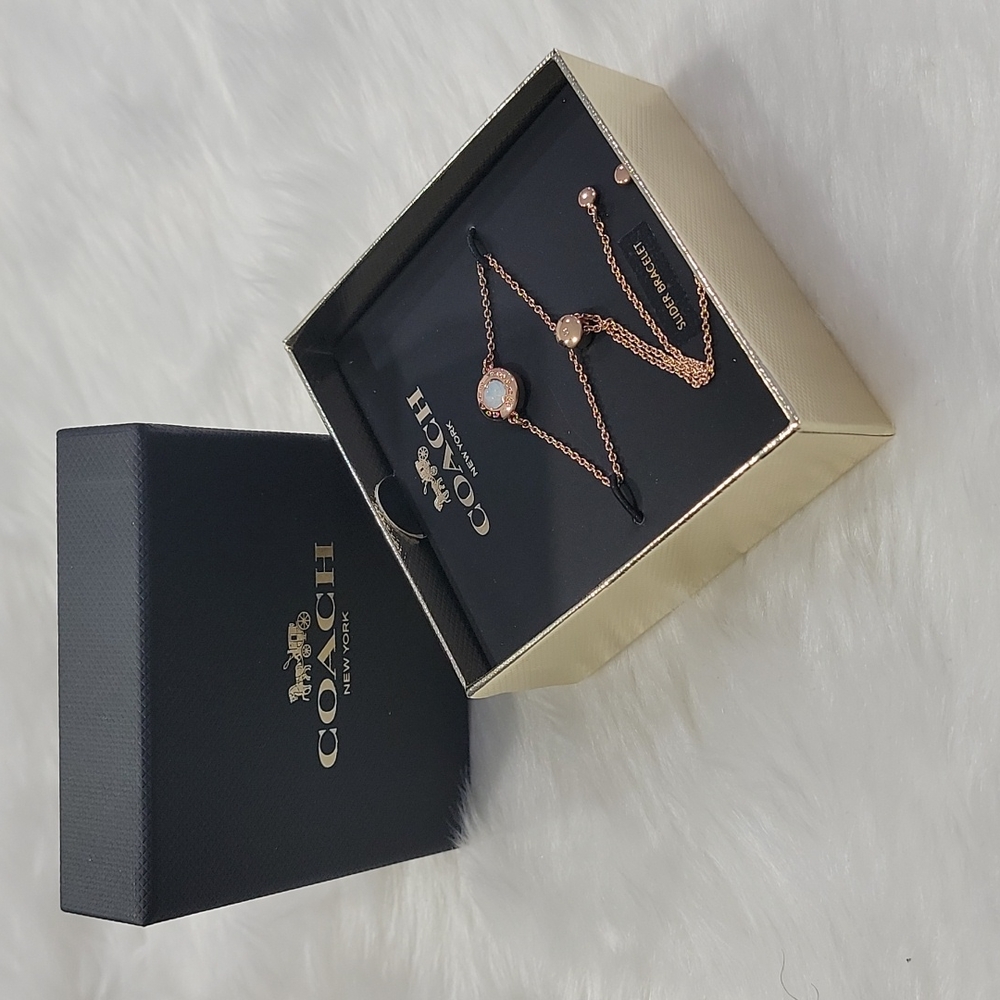 Coach Open Circle Slider Bracelet